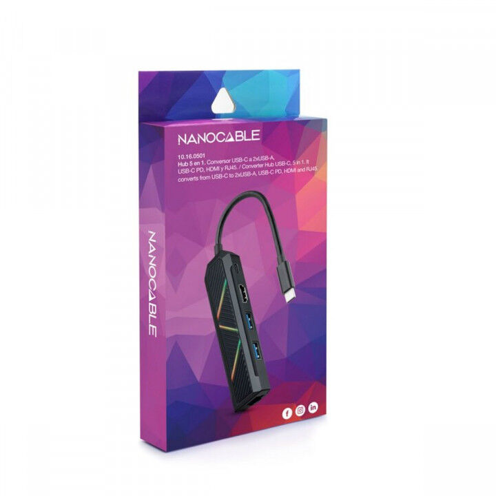 Hub USB NANOCABLE 10.16.0501