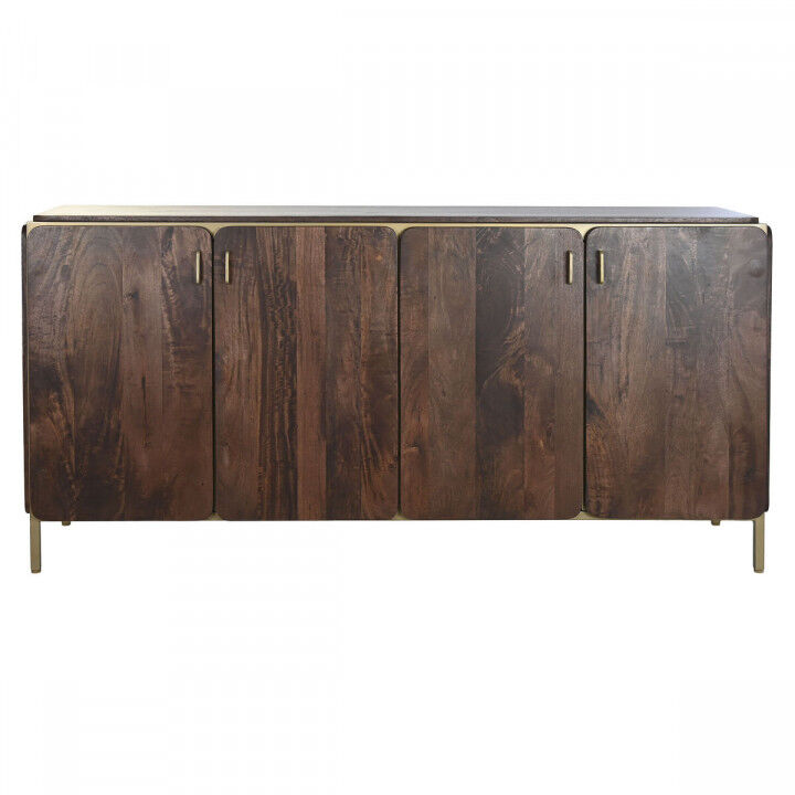 Credenza DKD Home Decor Marrone Acciaio Legno di mango 160 x 40 x 81 cm