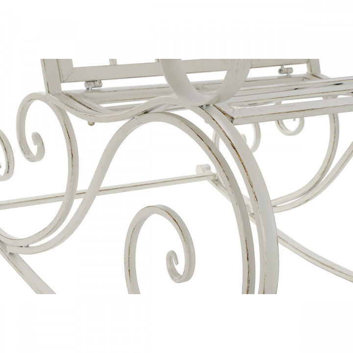 Rocking Chair DKD Home Decor Metal Aluminium White (63 x 89 x 92 cm)