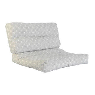 Kissen DKD Home Decor Boden Weiß grün Hellgrau Bambus Aluminium 120 x 80 x 16 cm