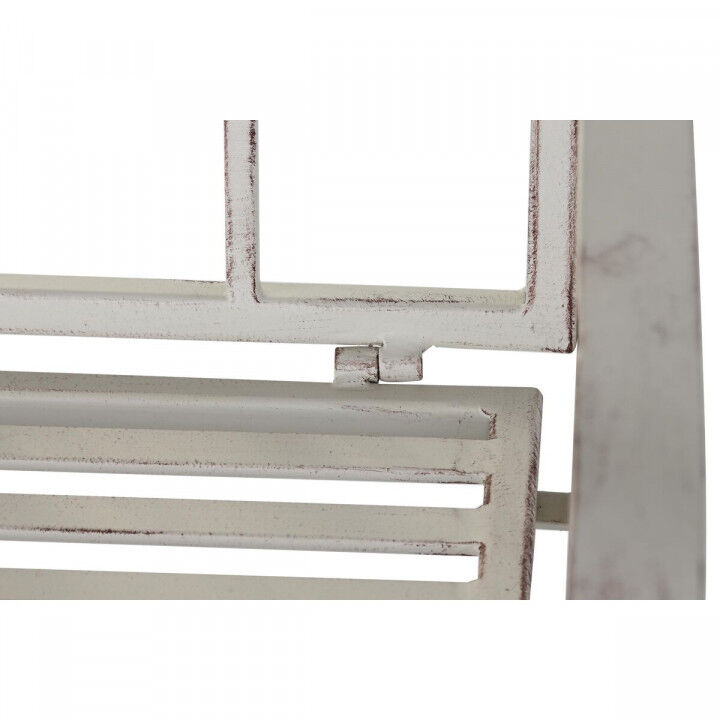 Sedia da giardino DKD Home Decor Bianco Metallo 63,5 x 52 x 98 cm