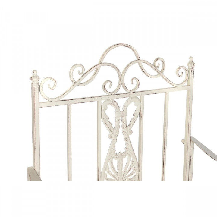 Silla de Jardín DKD Home Decor Blanco Metal 63,5 x 52 x 98 cm