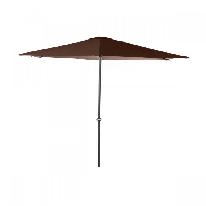 Parasol DKD Home Decor Bruin Zwart 270 x 270 x 250 cm 270 x 270 x 225 cm