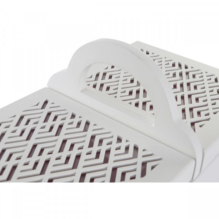 Scatola-Portagioie DKD Home Decor 16 x 17 x 28 cm Bianco Rosa chiaro Legno MDF