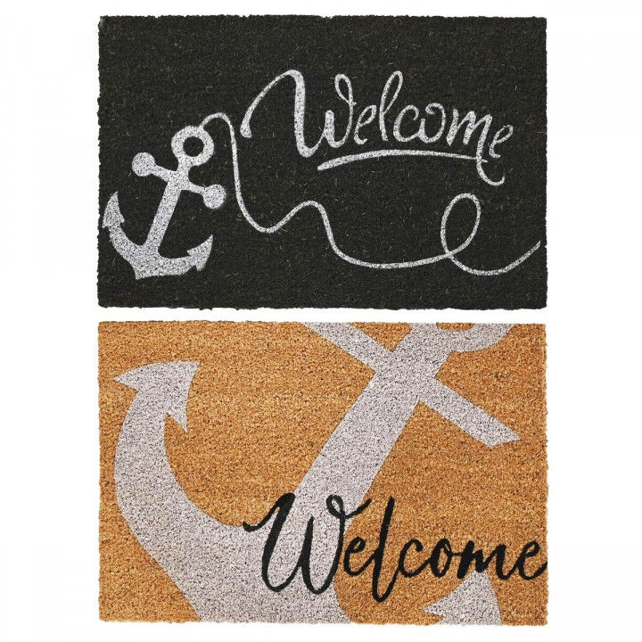 Fußmatte DKD Home Decor Gummi Bunt (60 x 40 x 1,5 cm) (2 Stück)