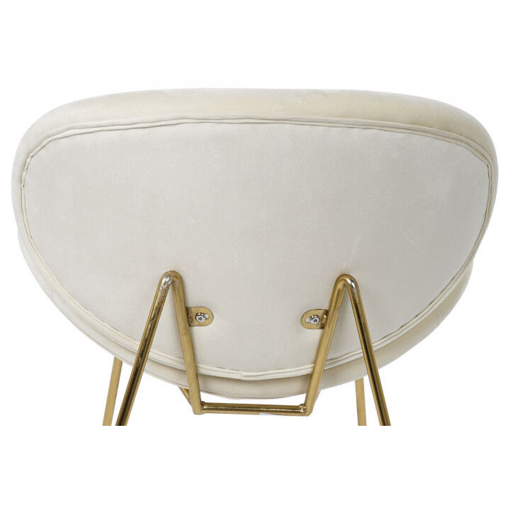 Stuhl DKD Home Decor Gold Beige 63 x 57 x 73 cm