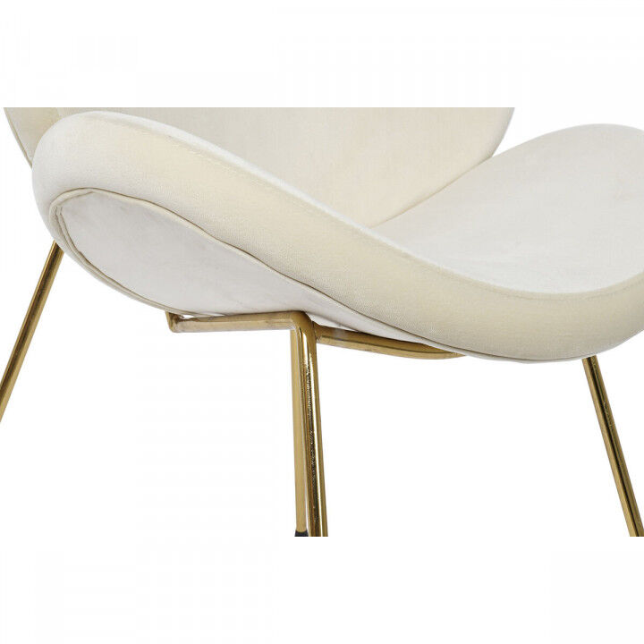 Chair DKD Home Decor Gold Beige Golden 63 x 57 x 73 cm
