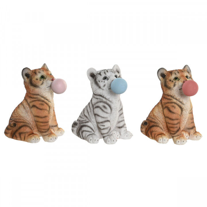 Figura Decorativa DKD Home Decor 13,5 x 11 x 15 cm Resina Gato (3 Unidades)