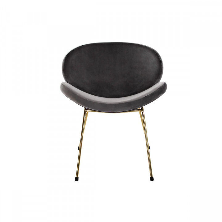 Sedia DKD Home Decor Nero Dorato Poliestere Metallo 62 x 58 x 73 cm