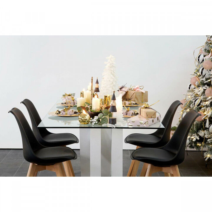 Stuhl DKD Home Decor Schwarz 48 x 55 x 83 cm