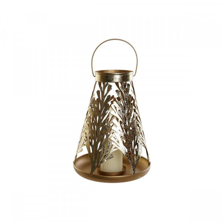 Lanterna DKD Home Decor Dorato Metallo 25 x 25 x 42 cm