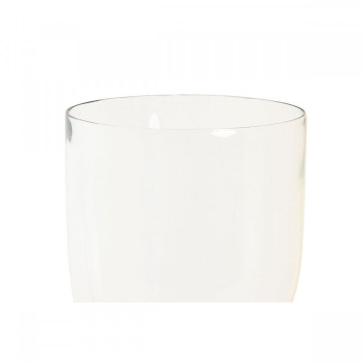 Portavelas DKD Home Decor 16 x 16 x 41 cm Plateado Aluminio Acrílico