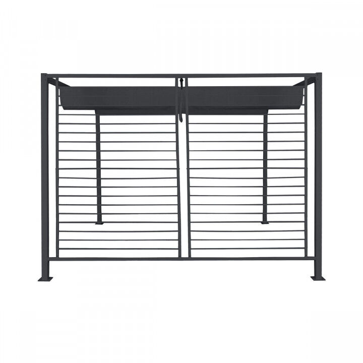 Pergola DKD Home Decor Grey 300 x 300 x 230 cm Steel