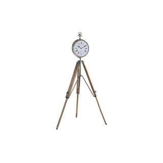 Orologio da Tavolo DKD Home Decor Argentato Naturale