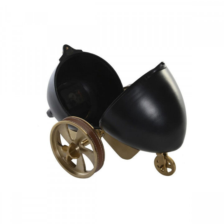 Bordur DKD Home Decor Schwarz Gold Kolonial