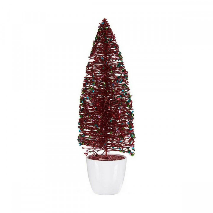 Albero di Natale Krist+ Azzurro Rosso Dorato Plastica 10 x 33 x 10 cm