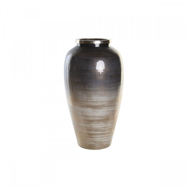 Vaso DKD Home Decor Cristallo Alluminio Multicolore 29 x 29 x 52 cm Moderno