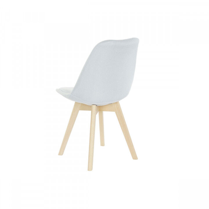 Sedia DKD Home Decor Azzurro Beige Poliestere Schiuma legno di faggio 48 x 56 x 83 cm