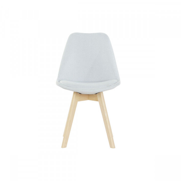 Chair DKD Home Decor Blue Beige Polyester Foam beech wood 48 x 56 x 83 cm