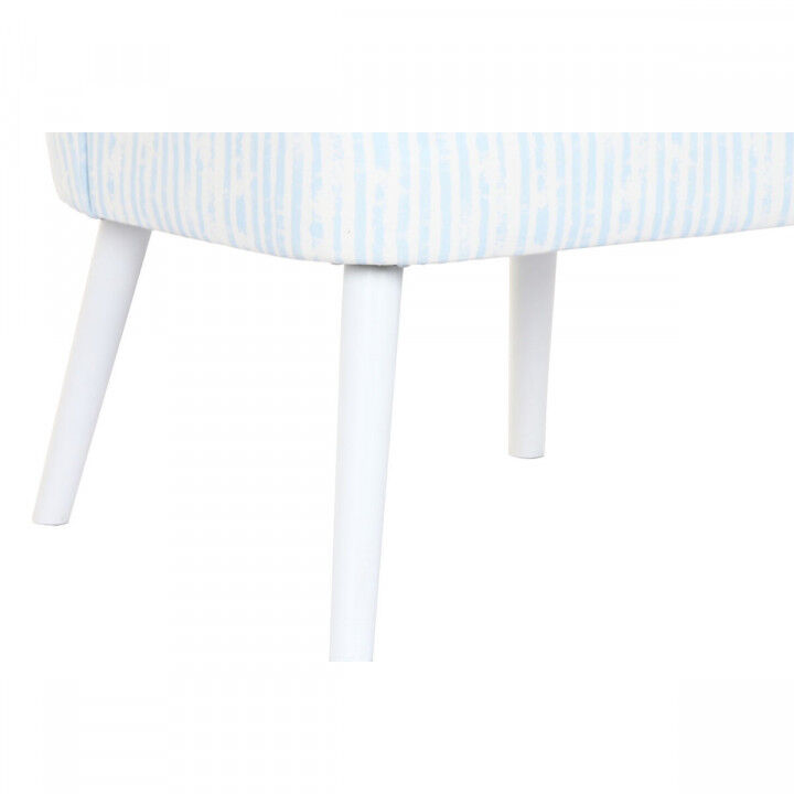 Sillón DKD Home Decor 73 x 67 x 85 cm Azul Madera Blanco