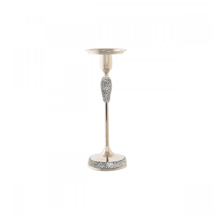 Portavelas DKD Home Decor Plateado Acrílico Aluminio 12 x 12 x 36 cm