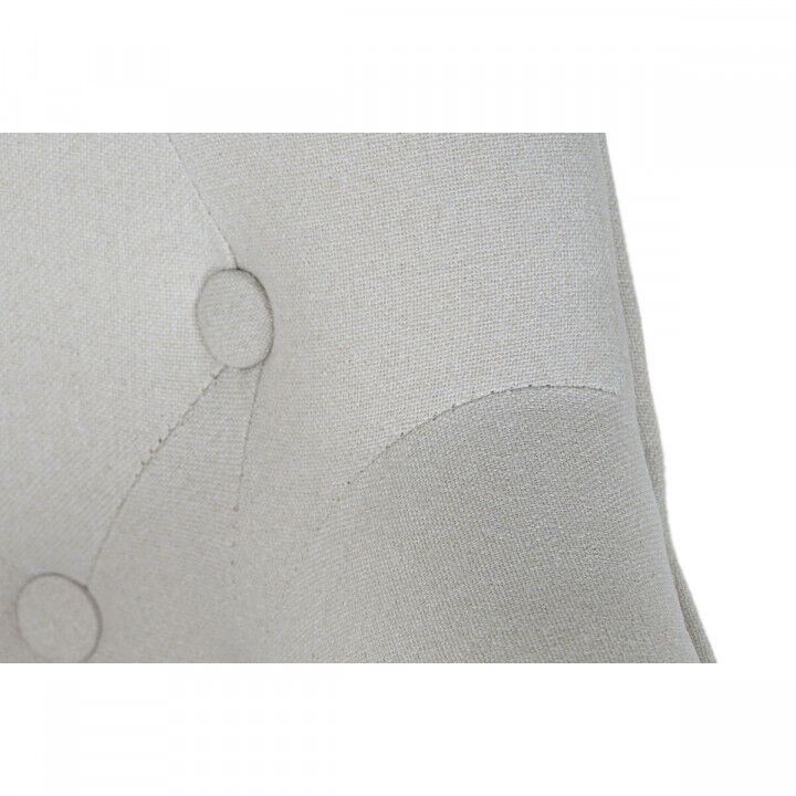 Leunstoel DKD Home Decor Zwart Beige Metaal 65 x 73 x 79,5 cm