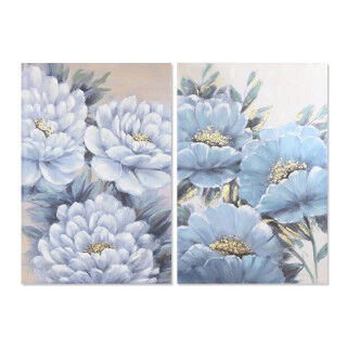 Toile Home ESPRIT Toile Bois MDF 80 x 3 x 120 cm