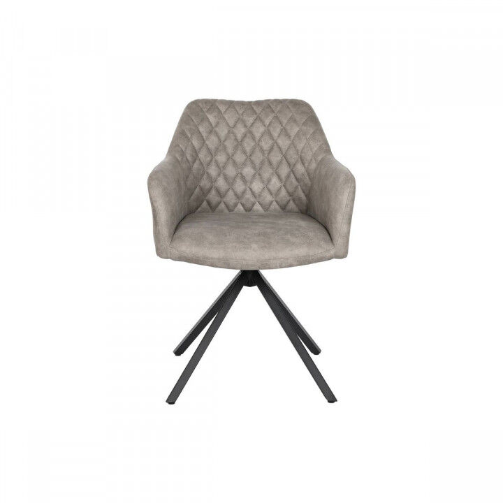 Stoel DKD Home Decor Zwart Grijs 55 x 58 x 83 cm