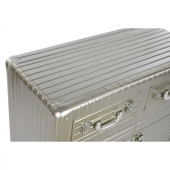 Aparador Home ESPRIT Plateado Metal Madera MDF 80 x 39 x 82 cm