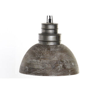 Plafondlamp Home ESPRIT Metaal Mangohout 25 W 29 x 29 x 28 cm