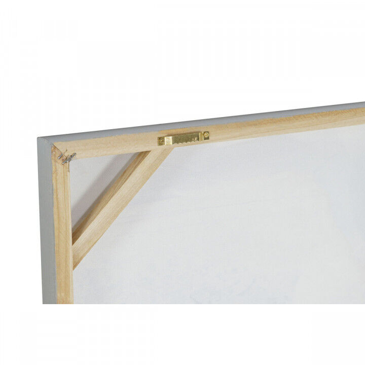 Toile Home ESPRIT Toile Bois MDF 80 x 3 x 80 cm