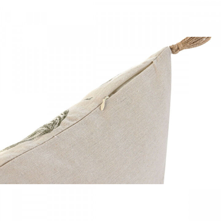 Kissen Home ESPRIT Beige natürlich Tropical Boho 45 x 5 x 45 cm