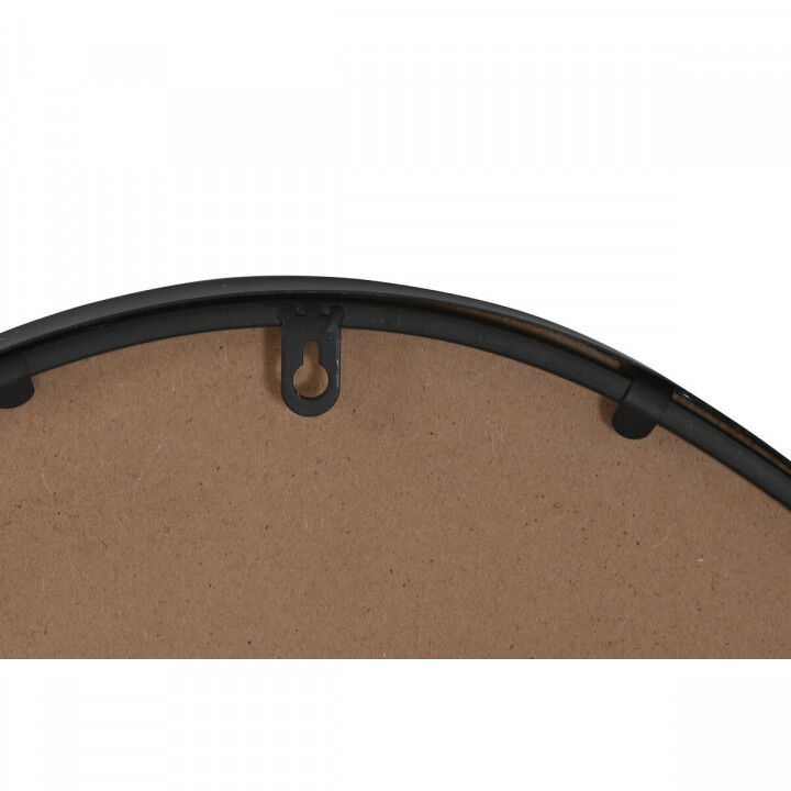 Wall mirror Home ESPRIT Black Metal Mirror Modern 60 x 2,5 x 78 cm