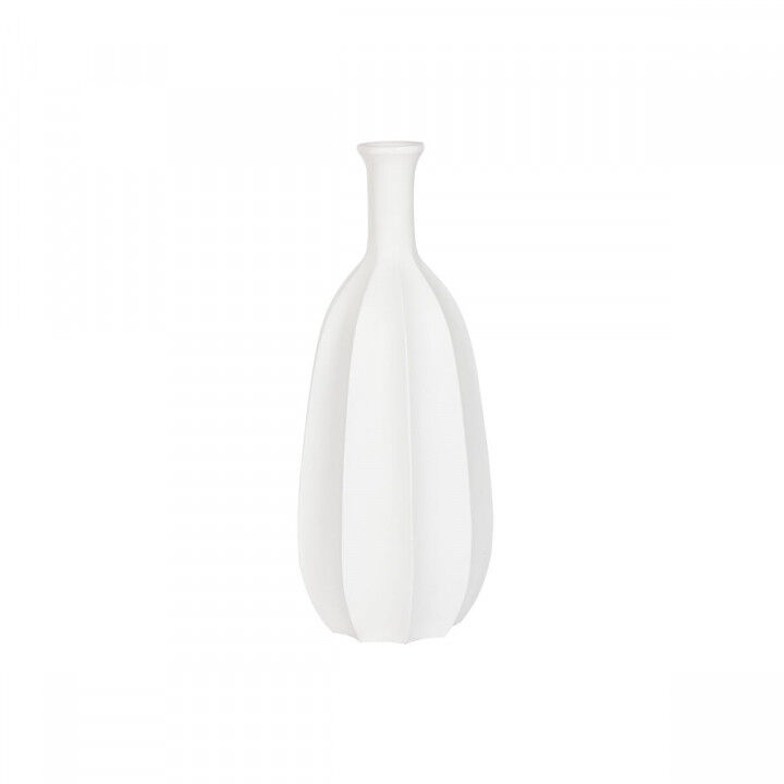 Vase Home ESPRIT White Fibreglass 30 x 30 x 80 cm
