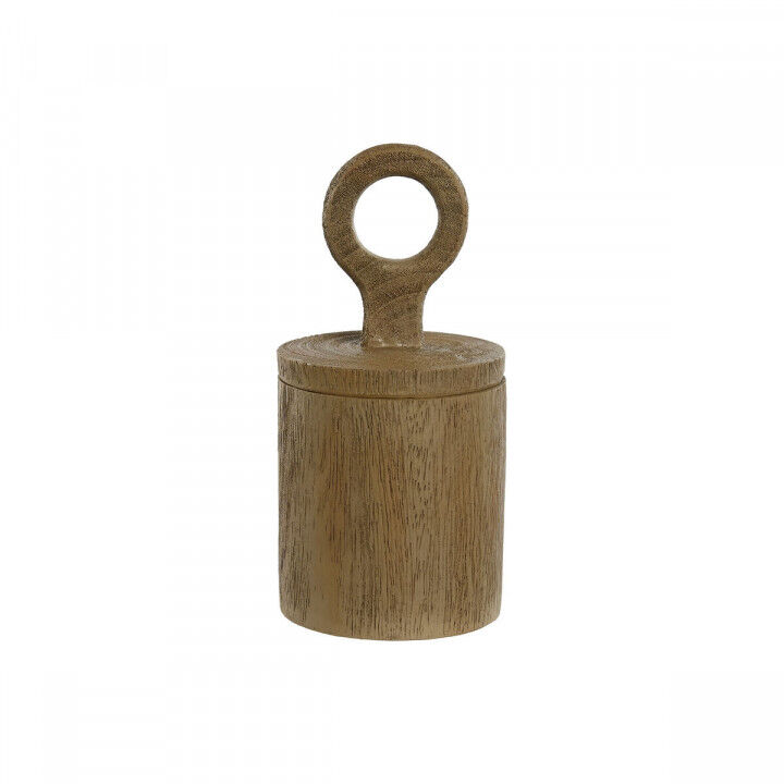 Scatola-Portagioie Home ESPRIT Marrone Resina 9 x 9 x 19 cm