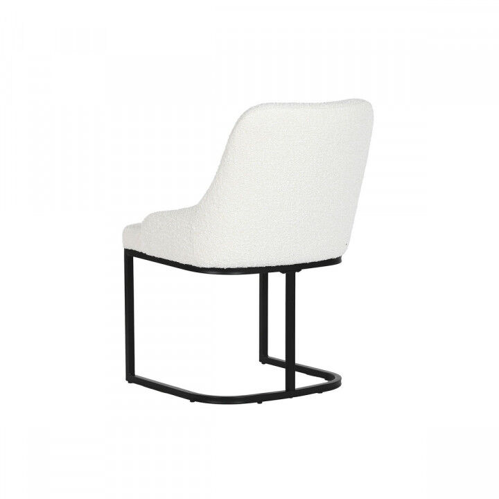 Sedia da Sala da Pranzo Home ESPRIT Bianco Nero 54 x 61 x 82,5 cm
