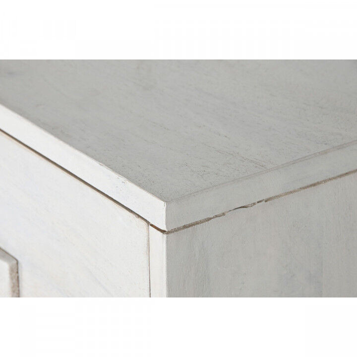 Buffet Home ESPRIT Blanc Rotin Bois de manguier 155 x 40 x 80 cm