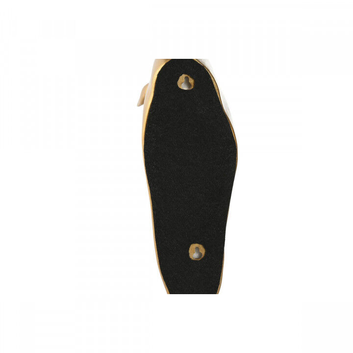 Muurlamp Home ESPRIT Zwart Gouden Paard 220 V 18 x 21,5 x 50,5 cm (2 Stuks)