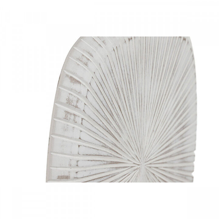 Figura Decorativa Home ESPRIT Blanco Marrón Moderno 30 x 8 x 34 cm