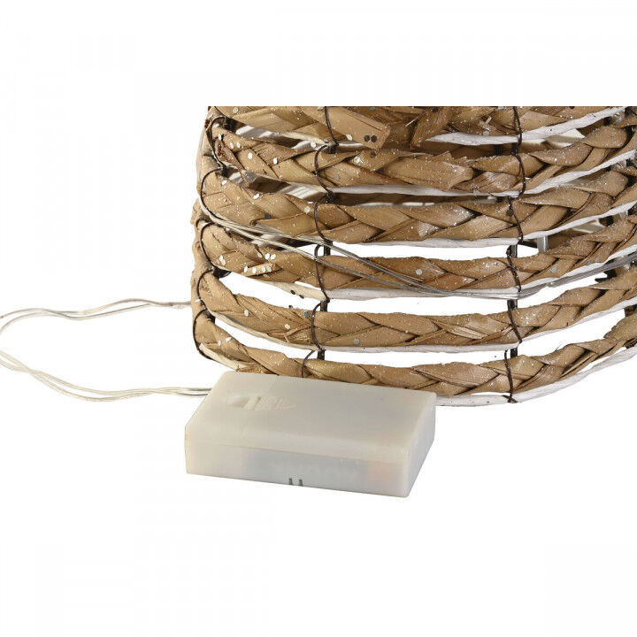 Decorazione Natalizia DKD Home Decor Bianco Naturale 20 x 20 x 80 cm (3 Pezzi)