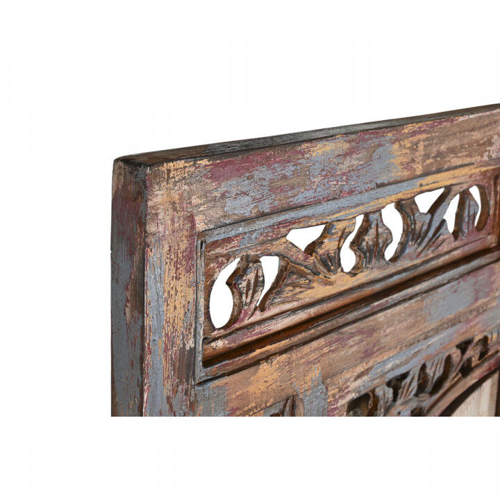 Specchio da parete Home ESPRIT Azzurro Legno 90 x 4 x 180 cm