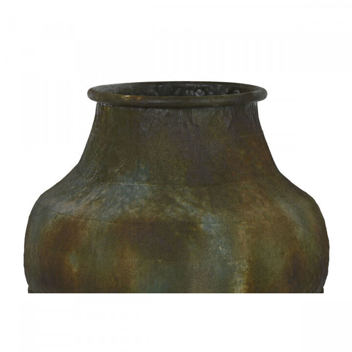 Vaso Home ESPRIT Verde Metallo 49 X 49 X 91 cm