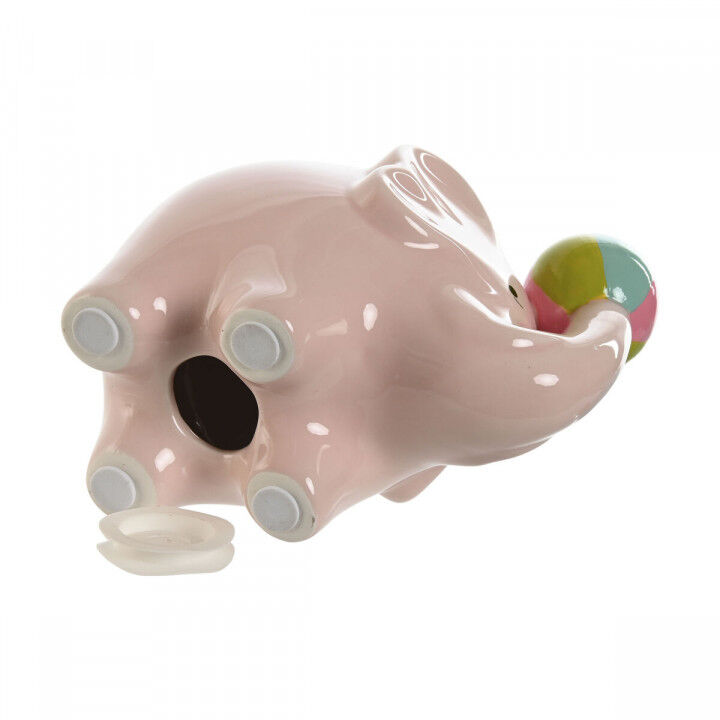 Hucha Home ESPRIT Dolomita Elefante 17 x 11 x 14,5 cm (2 Unidades)