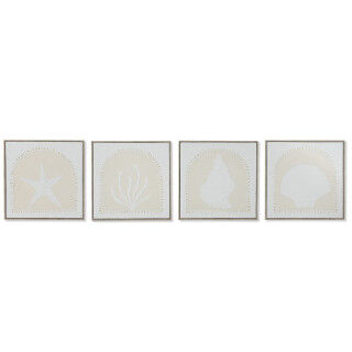 Canvas Home ESPRIT polyestyreen Canvas 40 x 3 x 40 cm