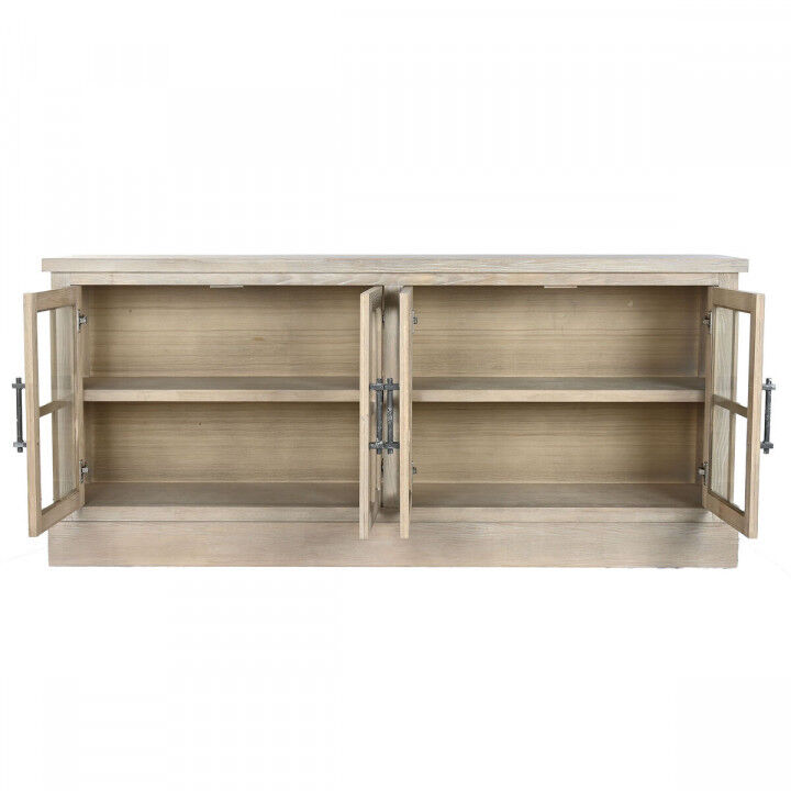 Anrichte Home ESPRIT natürlich Holz Kristall 180 x 40 x 82 cm