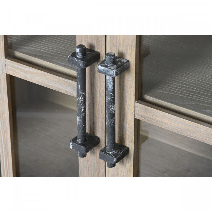 Credenza Home ESPRIT Naturale Legno Cristallo 180 x 40 x 82 cm