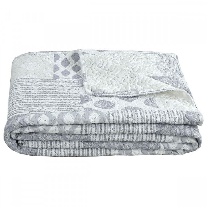 Bedspread (quilt) DKD Home Decor Beige Double 240 x 260 x 1 cm