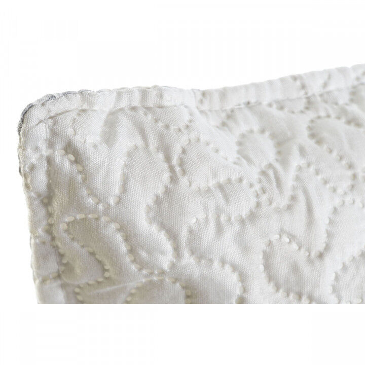 Cojín DKD Home Decor Beige Gris Poliéster Patchwork 60 x 10 x 40 cm