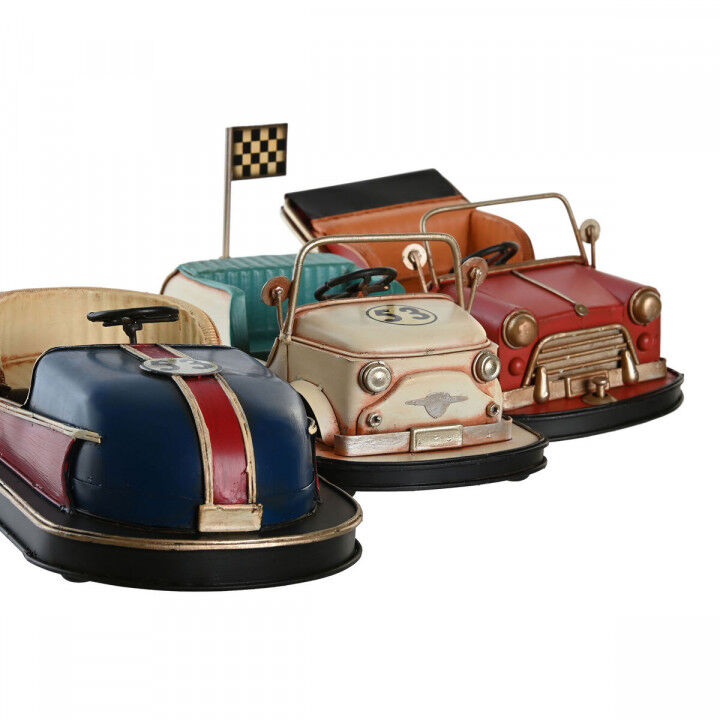 Decoratieve figuren DKD Home Decor Wit Rood Marineblauw Vintage 23,5 x 11,5 x 10 cm (3 Stuks)