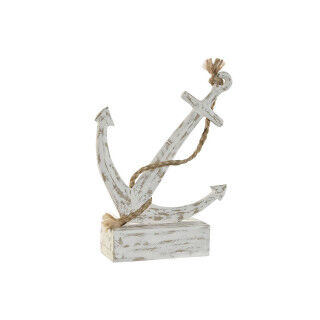 Decoratieve figuren Home ESPRIT Wit Anker Mediterrane Decapé 31 x 7,5 x 40 cm